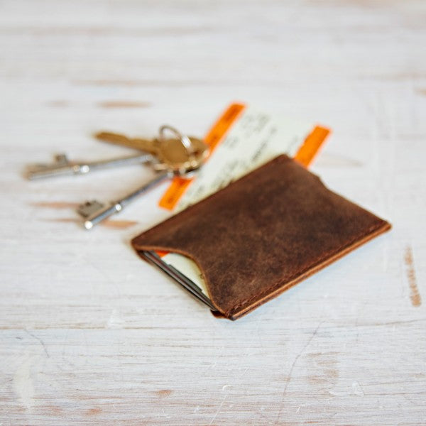 Paper High - Buffalo Leather Travel Card