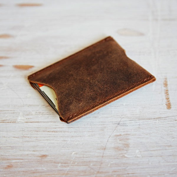 Paper High - Buffalo Leather Travel Card