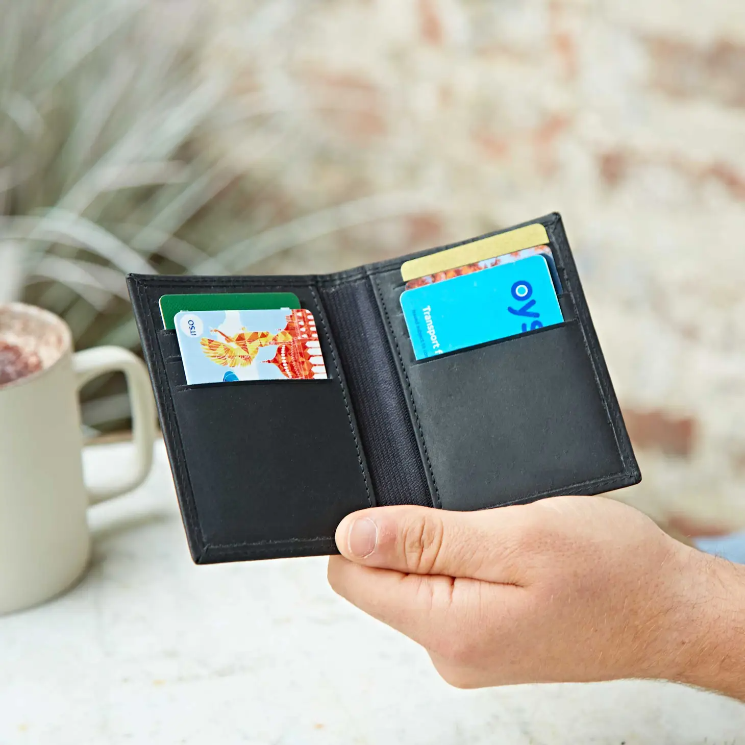 Paper High - Buffalo Leather Credit Card Holder
