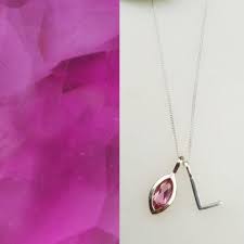 Juvi - Gemstone Charm - Silver (Necklace not included)