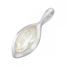 Juvi - Gemstone Charm - Silver (Necklace not included)