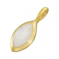 Juvi - Gemstone Charm - Silver (Necklace not included)