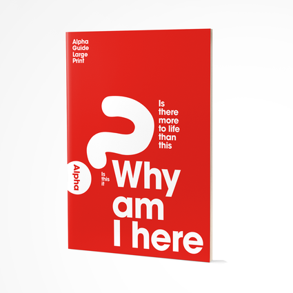 Alpha Course - Large Print Guest Manuel
