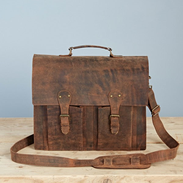 Paper High - Buffalo Leather Briefcase