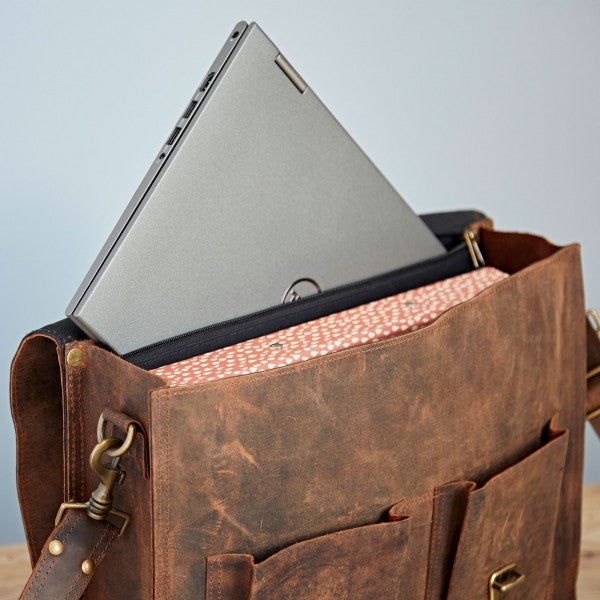 Paper High - Buffalo Leather Briefcase