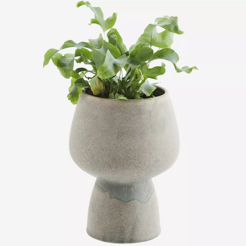 Madam Stoltz Plant Pot - Stoneware Grey