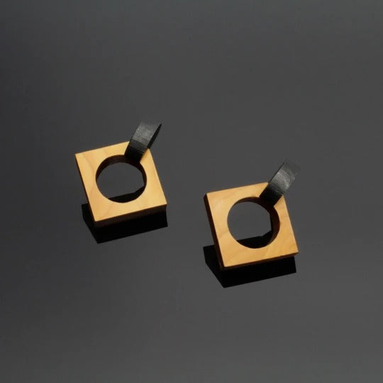 Rowena Sheen Earrings - Cernu 3D Studs