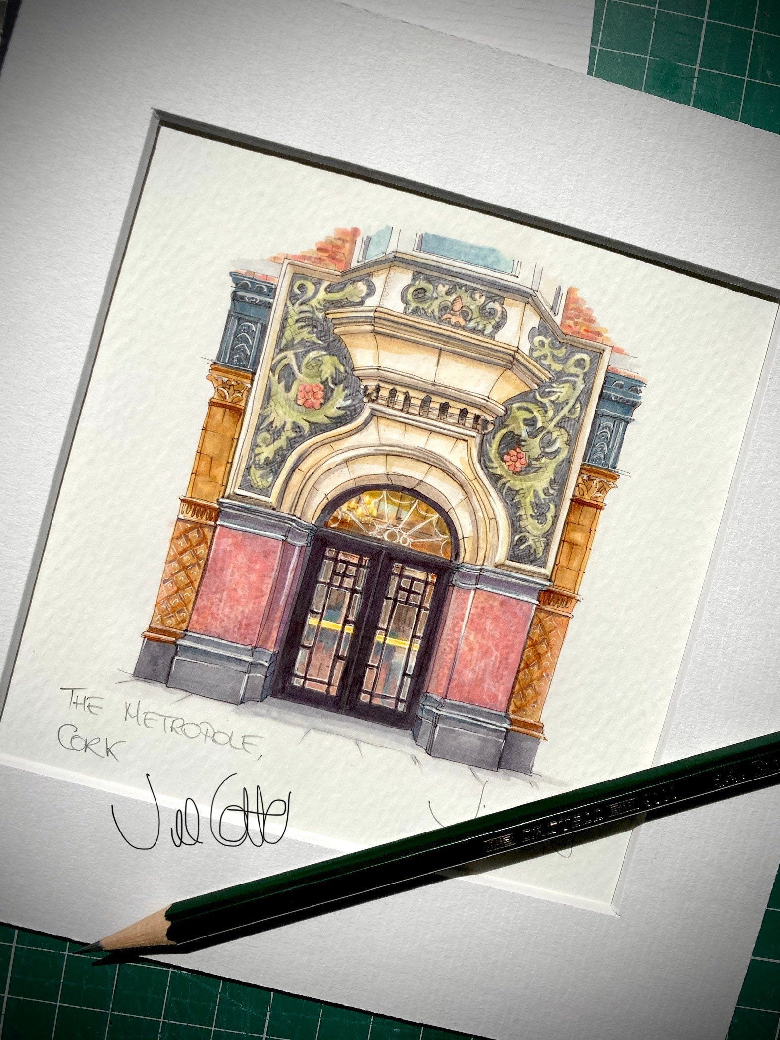 CorkIDoodleDo - The Metropole Hotel Print