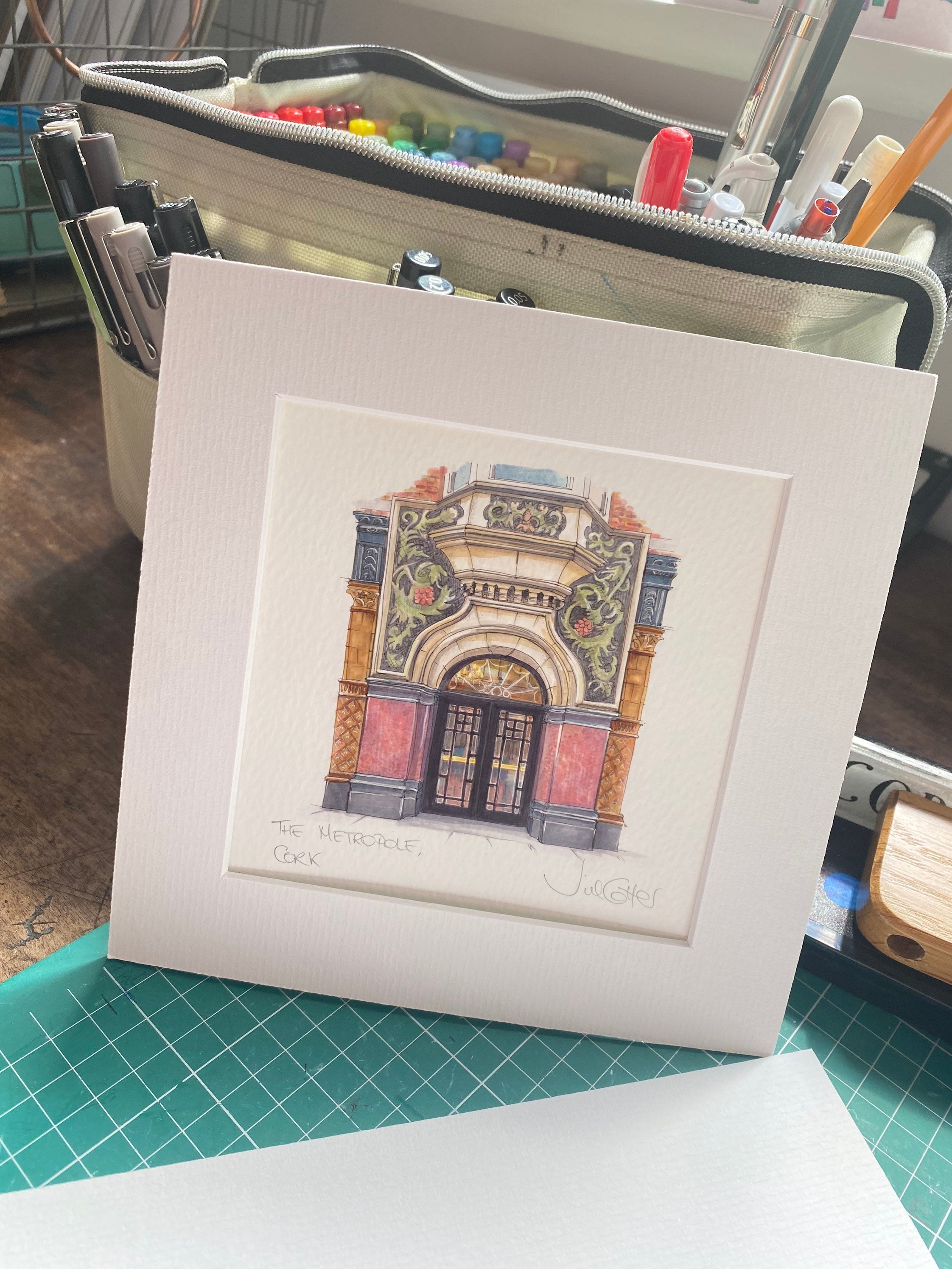 CorkIDoodleDo - The Metropole Hotel Print