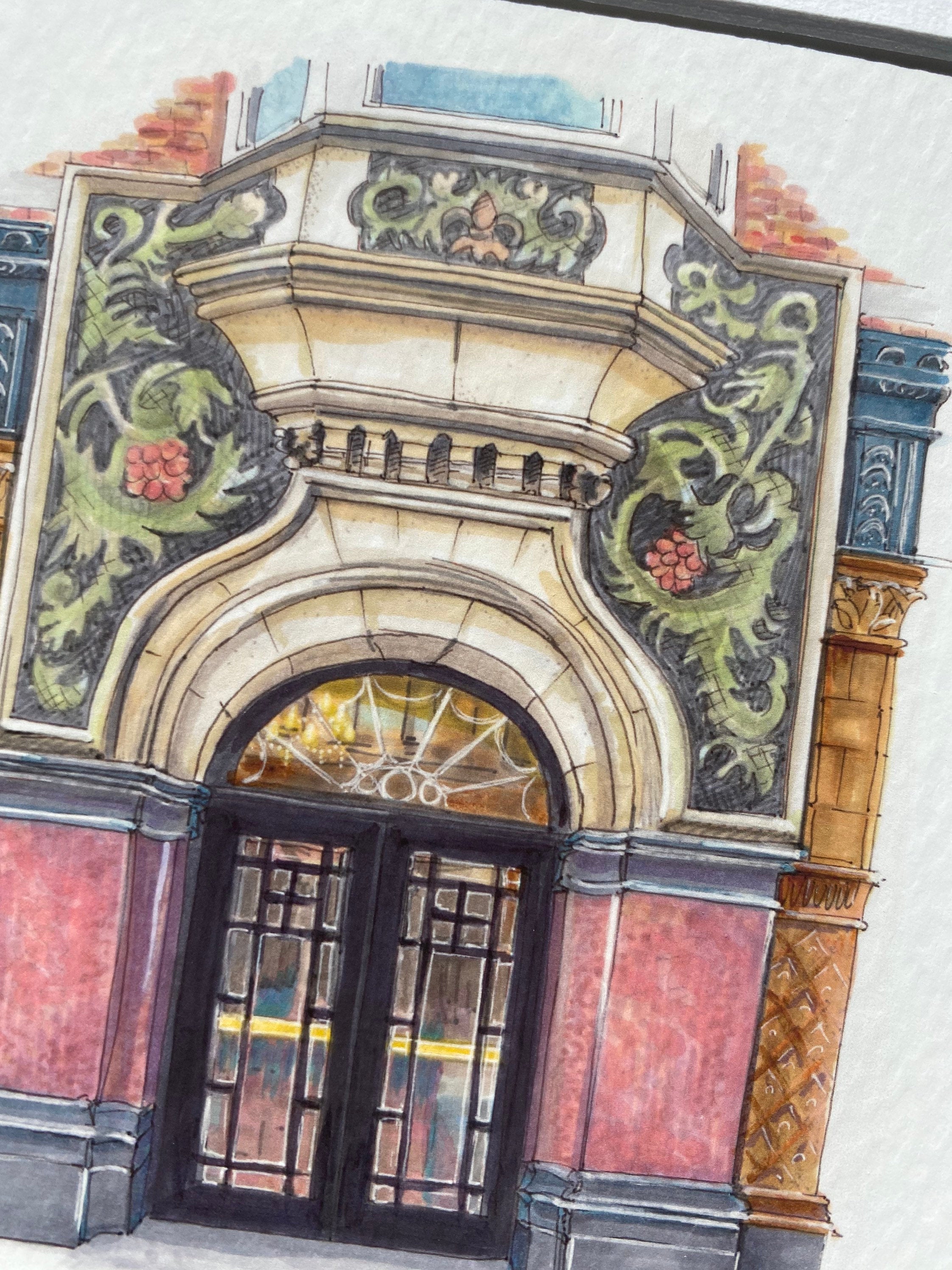 CorkIDoodleDo - The Metropole Hotel Print