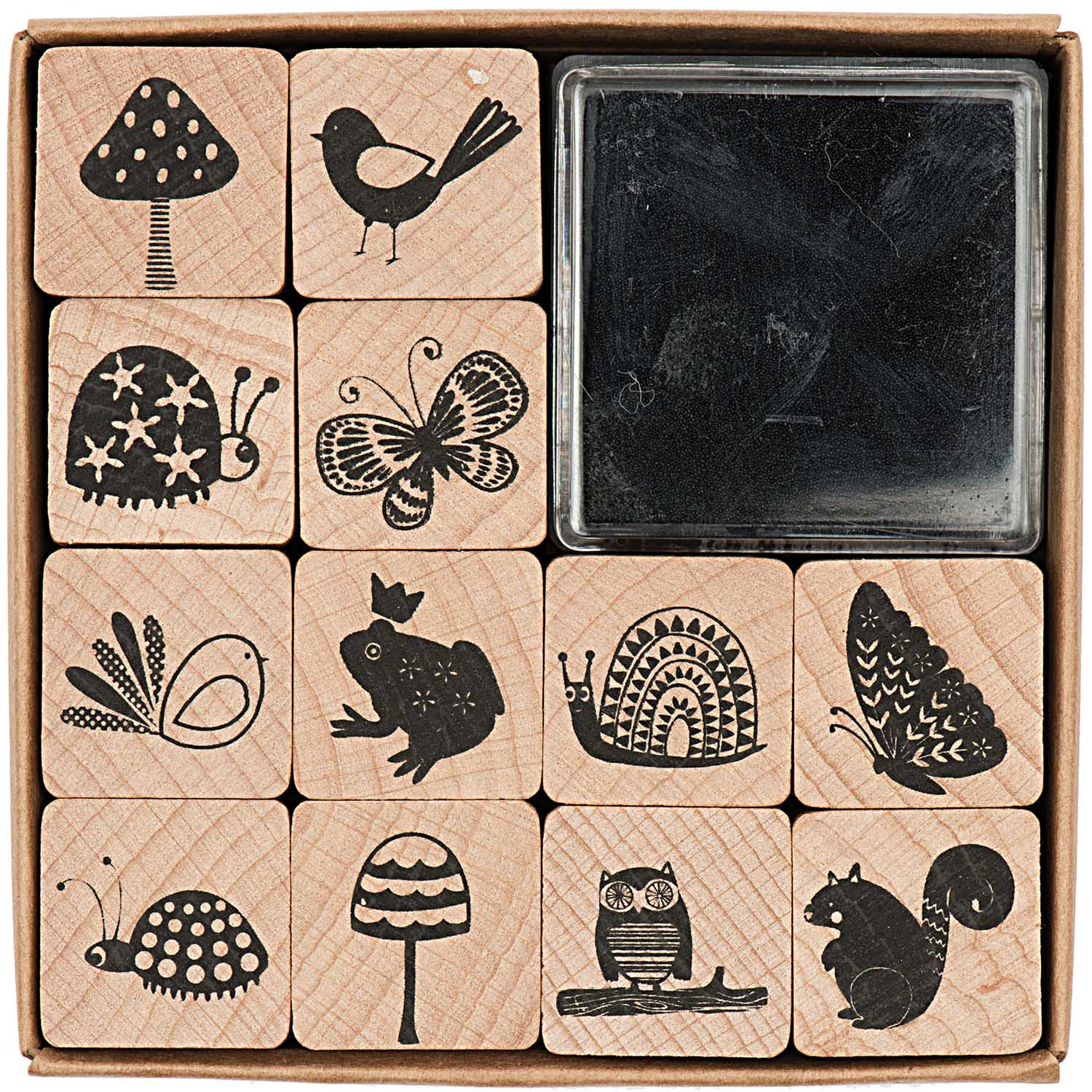 Paper Poetry Stamp Set - In the Woods