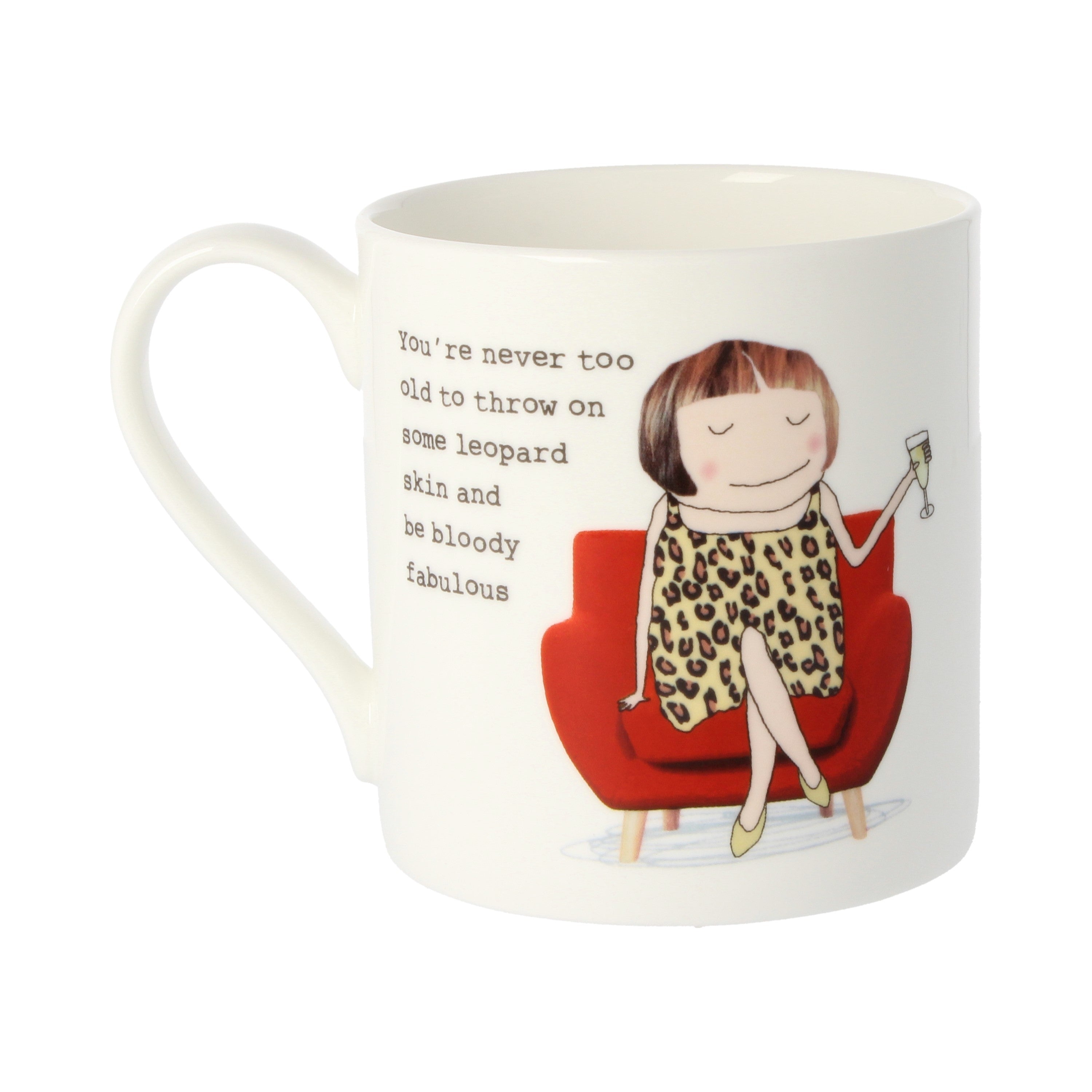 Rosie Made a Thing Mug - Leopard Skin