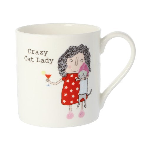 Rosie Made a Thing Mug - Crazy Cat Lady