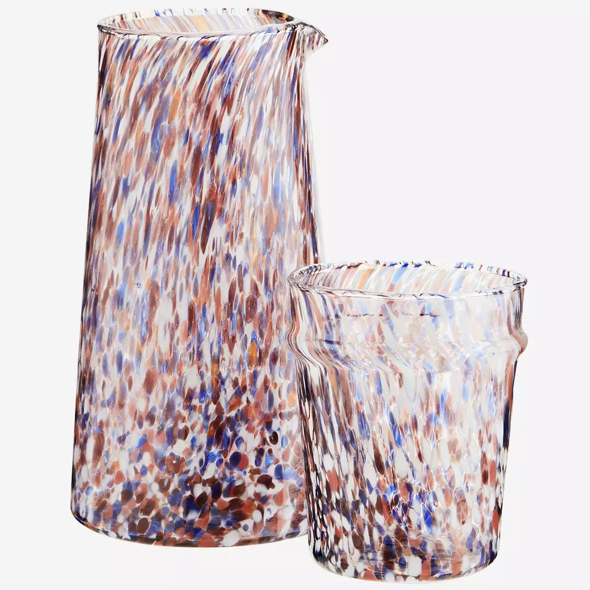 Madam Stoltz Glass - Handblown Drinking Jug, Orange