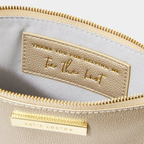 Katie Loxton Perfect Pouch - Secret Message - Thank you for Helping Me Tie the Knot