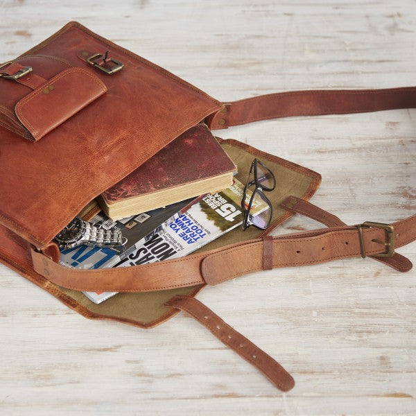 Paper High - Leather Satchel Vintage
