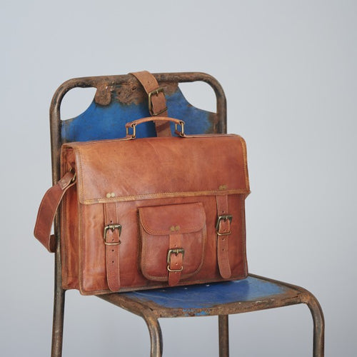 Paper High - Leather Satchel Vintage