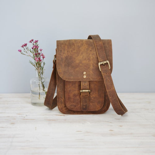 Paper High - Buffalo Leather Small Satchel