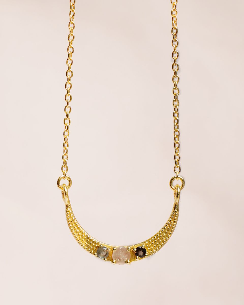Muja Juma Necklace - Half Moon