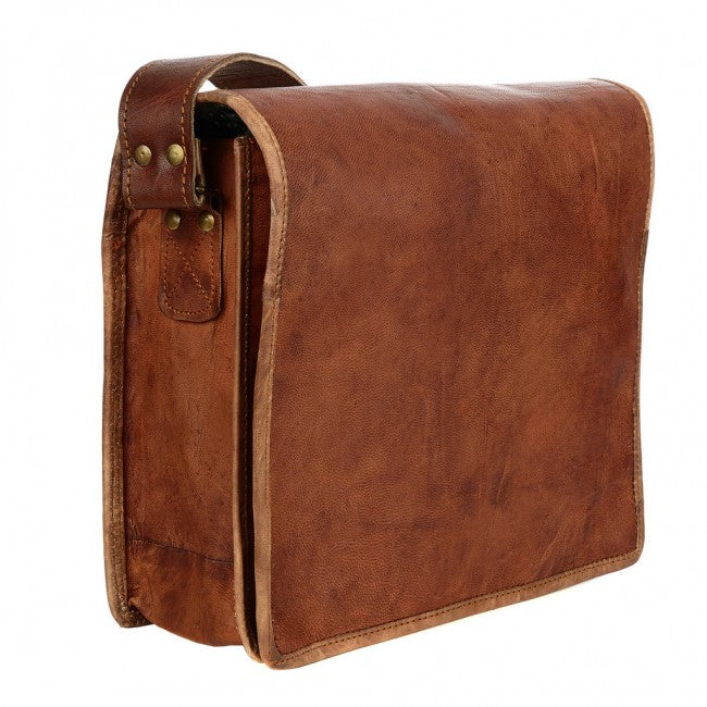 Paper High - Leather Messenger Bag - Small