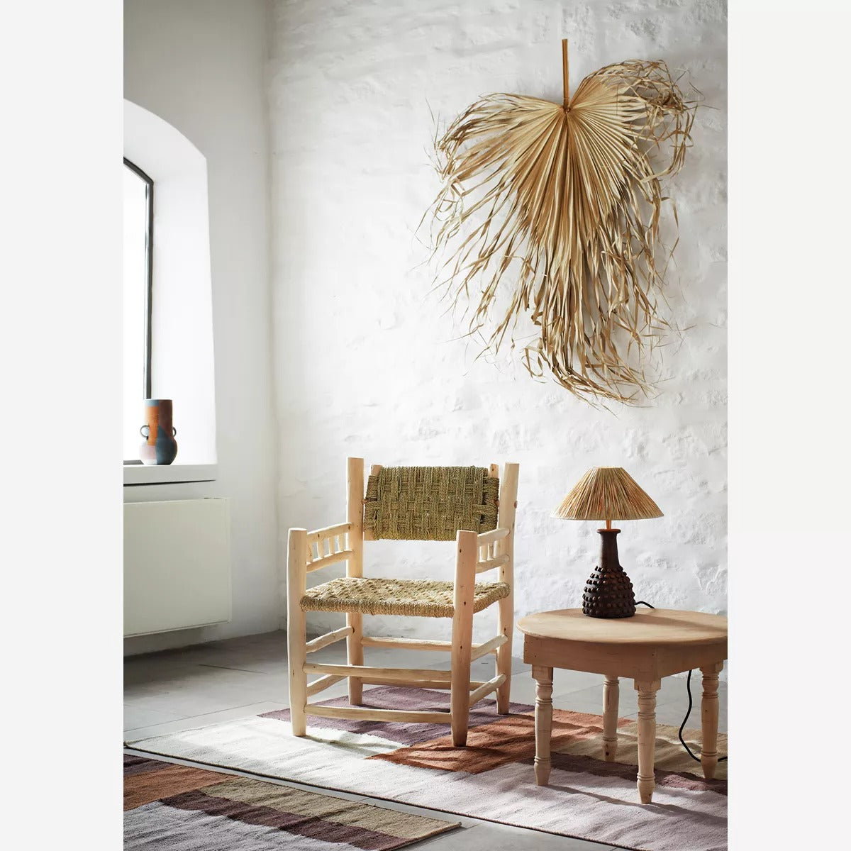 Madam Stoltz Rug - Handwoven Runner 70x200cm Rose