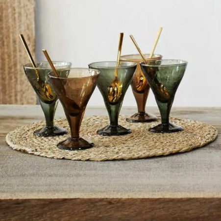 Madam Stoltz Glass - Cocktail Hammered