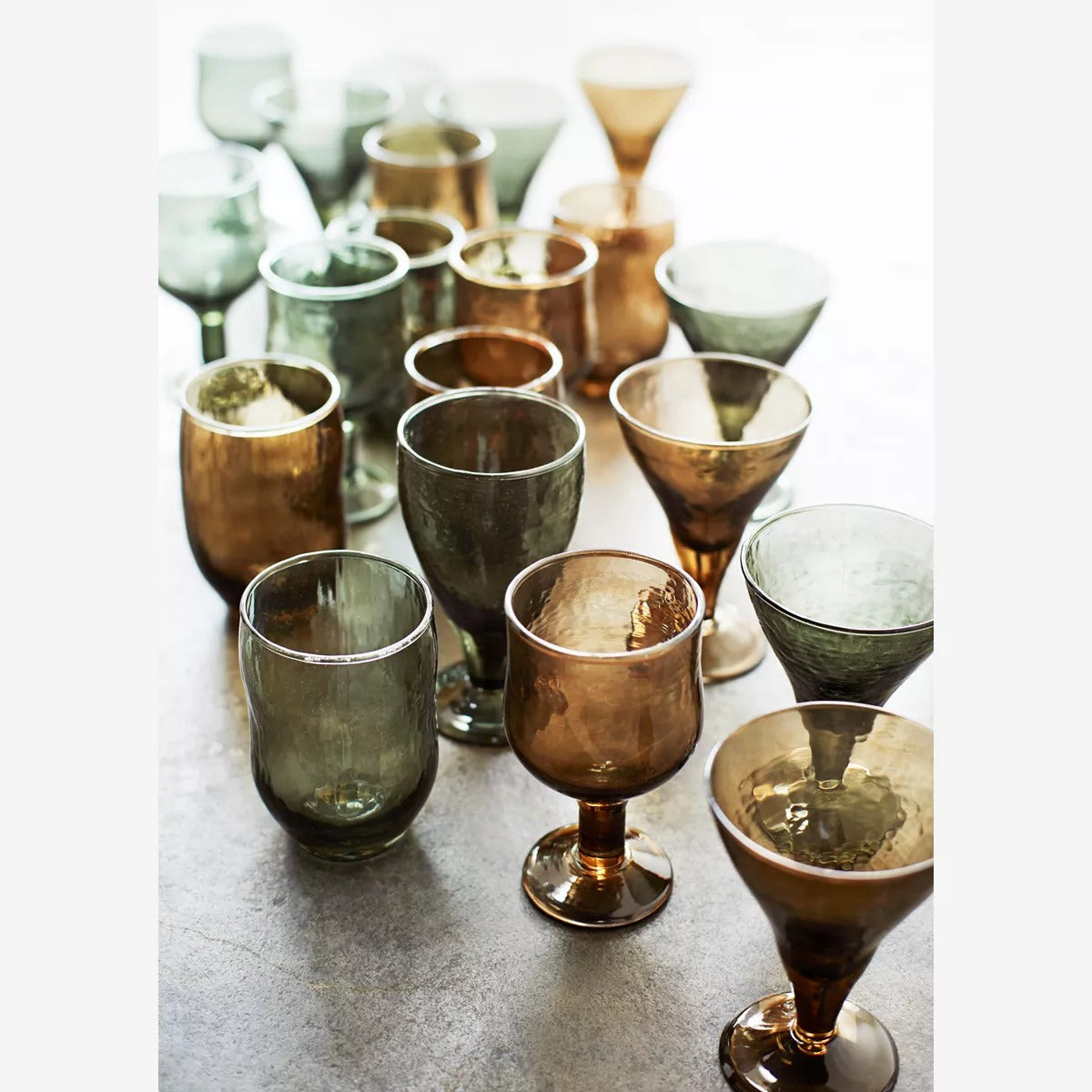 Madam Stoltz Glass - Cocktail Hammered