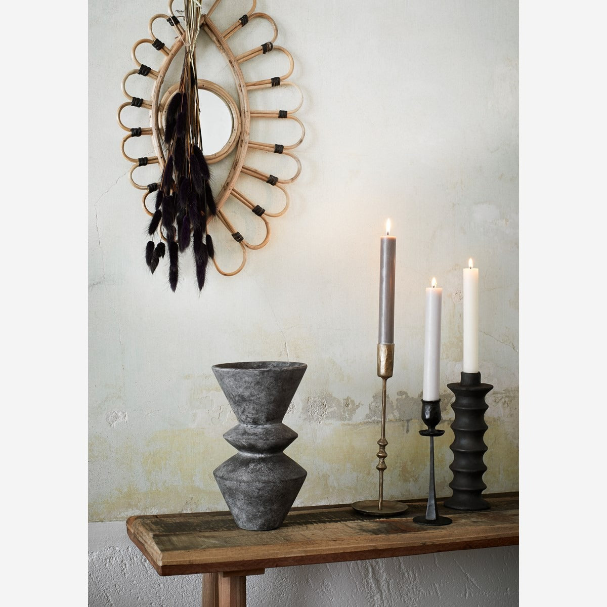 Madam Stoltz Candle Sticks - Brass