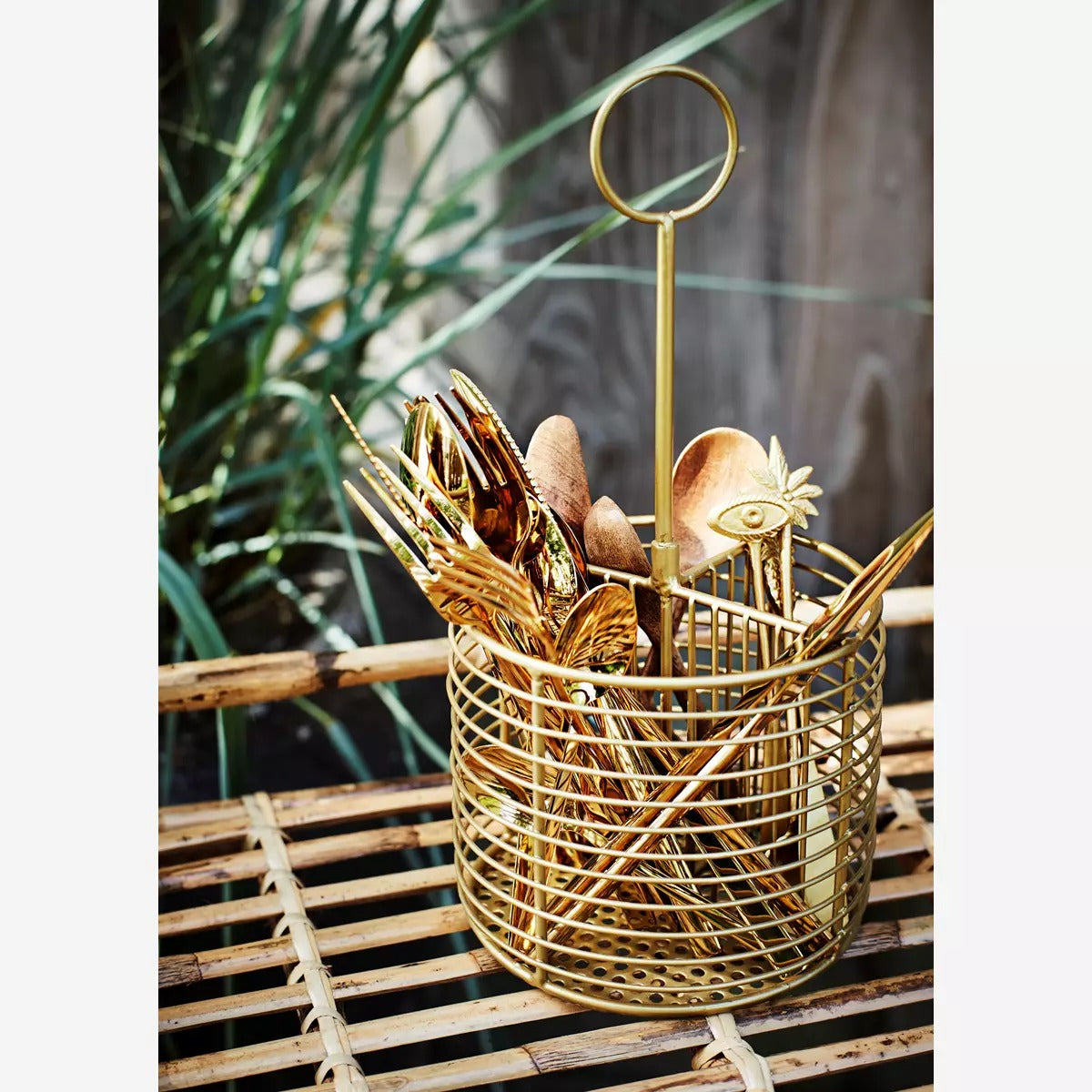Madam Stoltz Kitchen - Iron Cutlery Holder