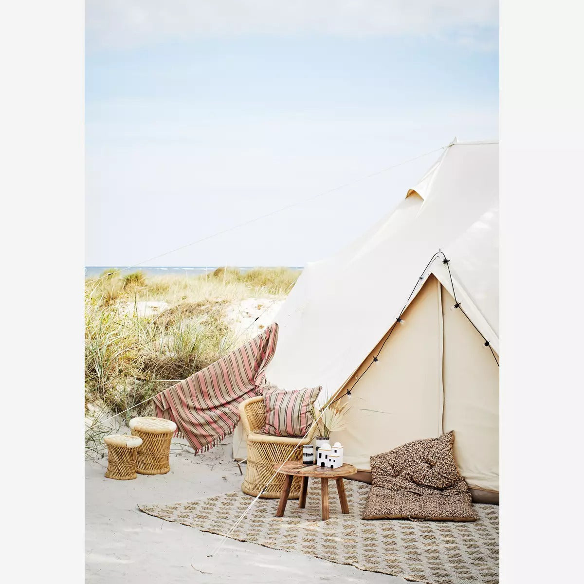 Madam Stoltz Pallet Mattress - 80x120cm Double Sided Caramel