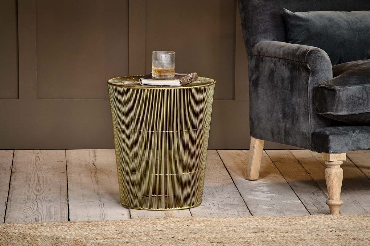 Nkuku Side Table - Mahua