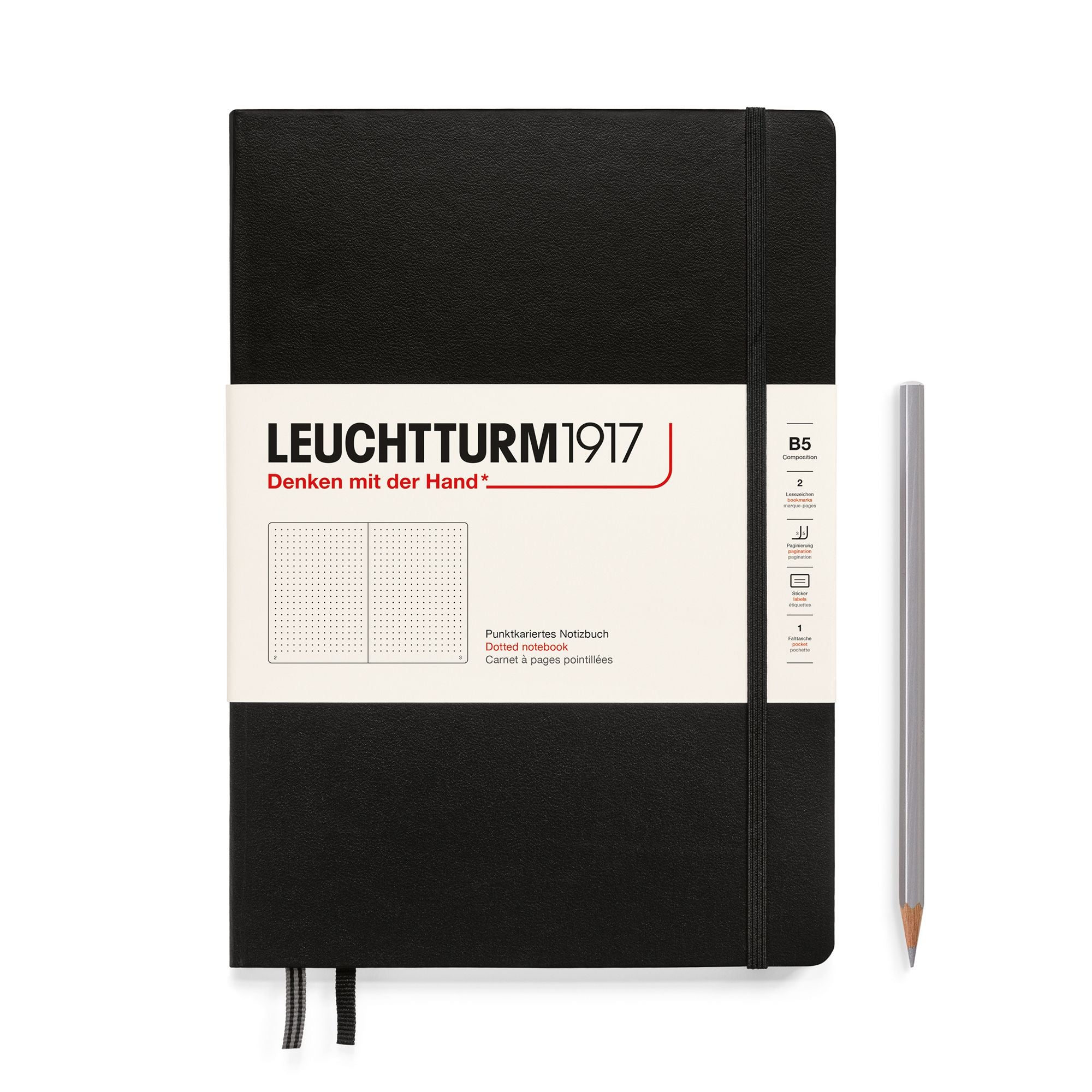 Leuchtturm1917 - B5 Notebook - Composition Hardcover Dotted