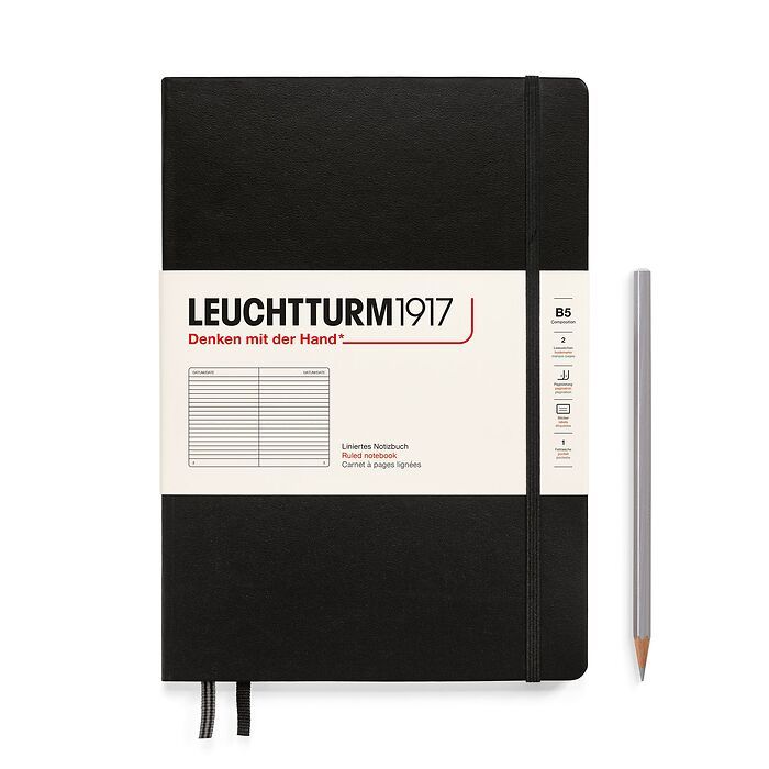 Leuchtturm1917 - B5 Notebook - Composition Hardcover Lined