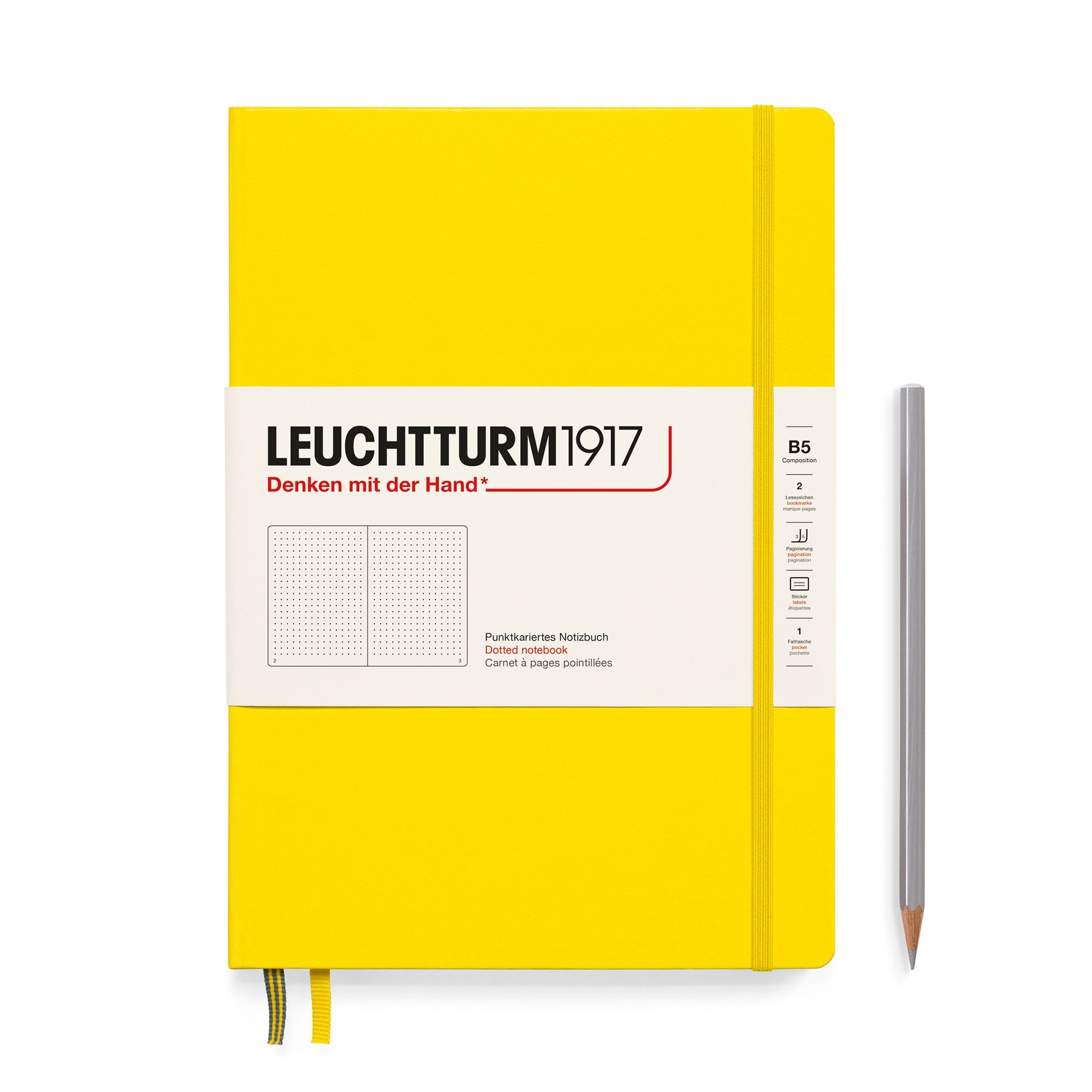 Leuchtturm1917 - B5 Notebook - Composition Hardcover Dotted