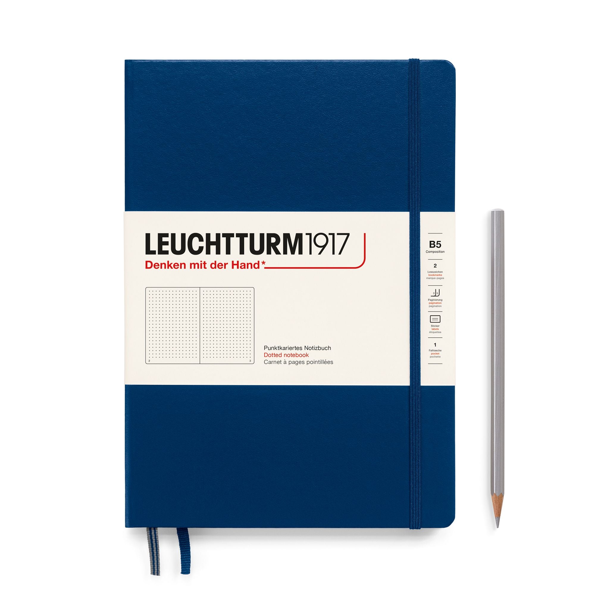 Leuchtturm1917 - B5 Notebook - Composition Hardcover Dotted