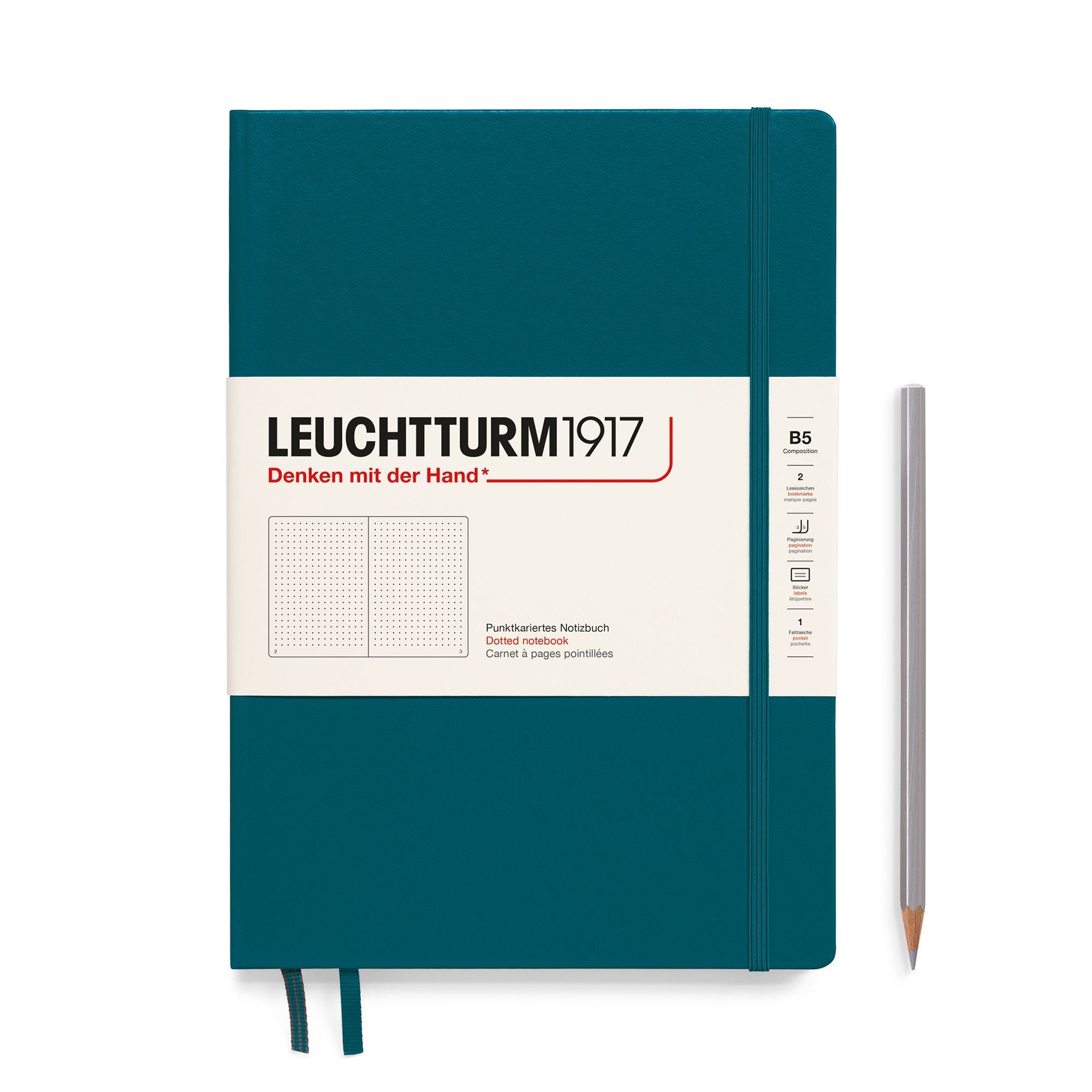 Leuchtturm1917 - B5 Notebook - Composition Hardcover Dotted