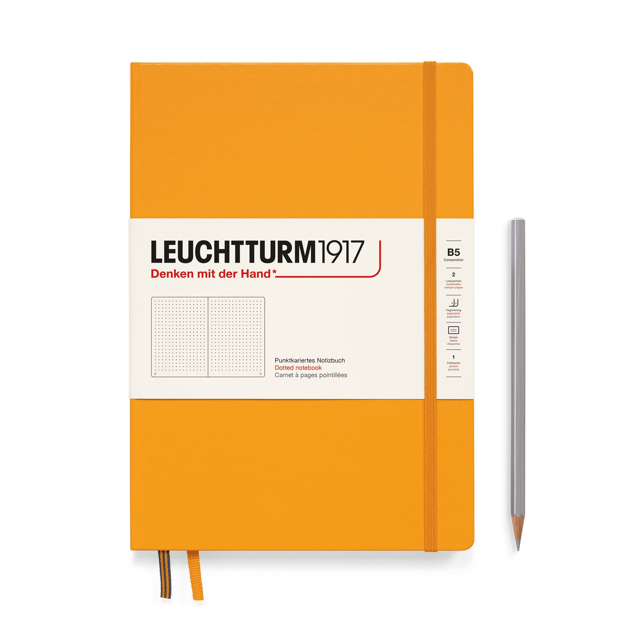 Leuchtturm1917 - B5 Notebook - Composition Hardcover Dotted