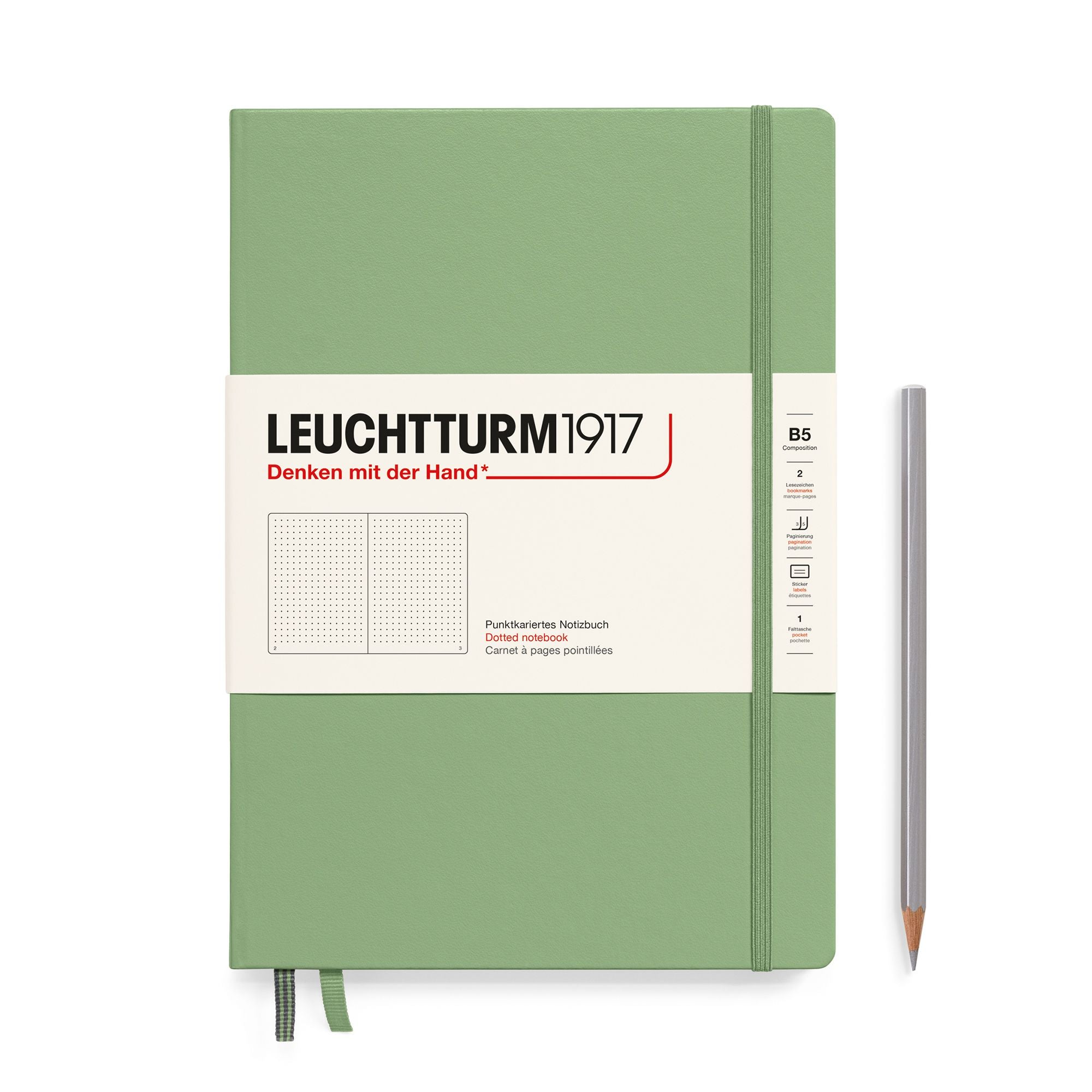 Leuchtturm1917 - B5 Notebook - Composition Hardcover Dotted