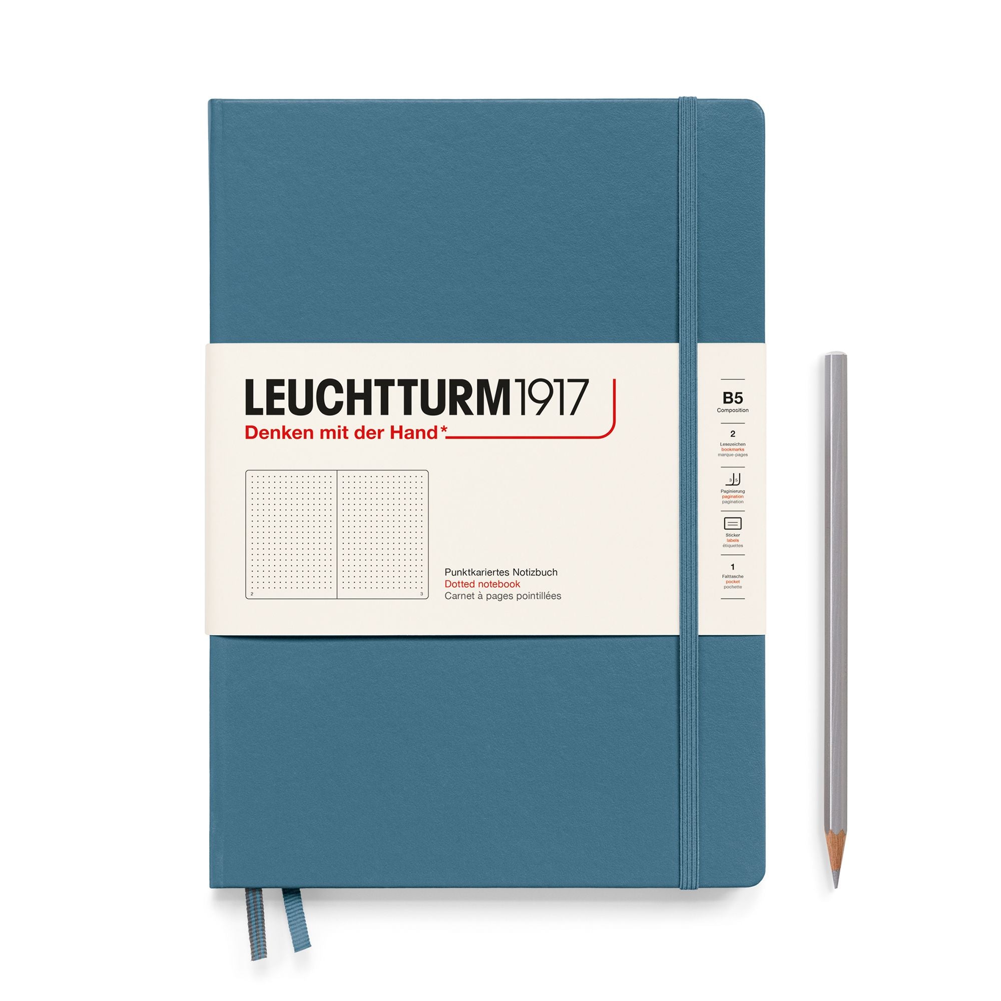 Leuchtturm1917 - B5 Notebook - Composition Hardcover Dotted