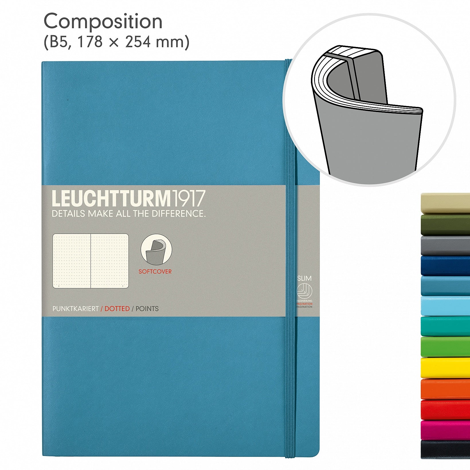 Leuchtturm1917 - B5 Notebook - Composition Softcover
