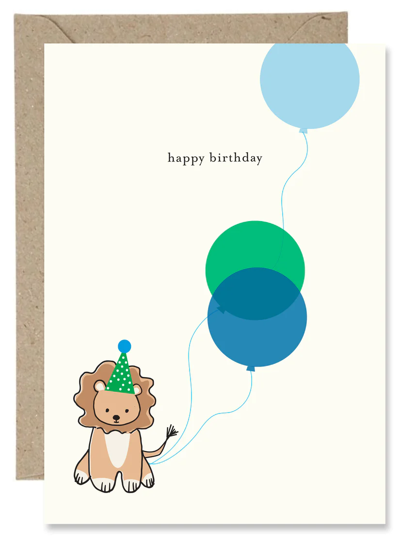 The Paper Gull - Happy Birthday Lion