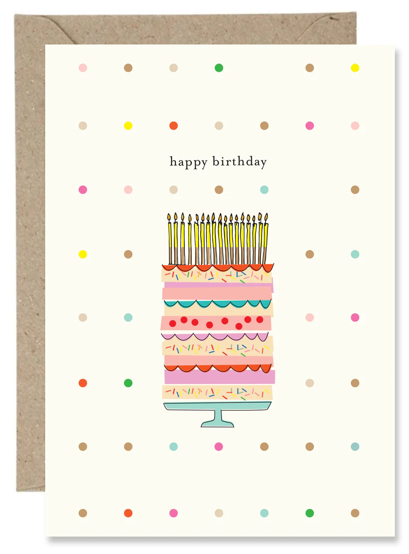 The Paper Gull - Happy Birthday Cake