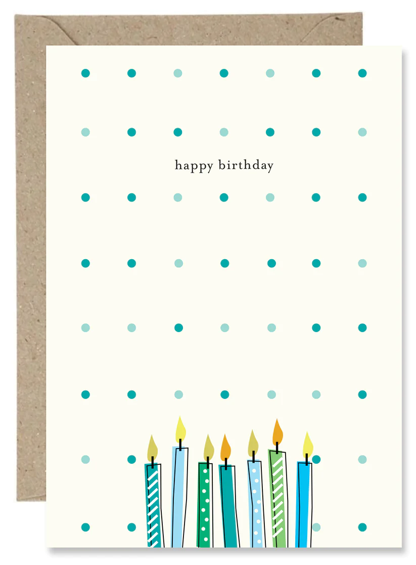 The Paper Gull - Happy Birthday Candles