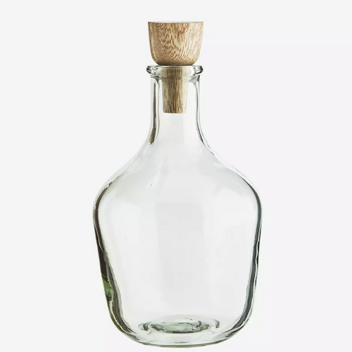 Madam Stoltz Glass - Jug with Wooden Cork