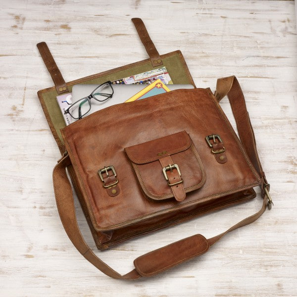 Paper High - Leather Satchel Vintage