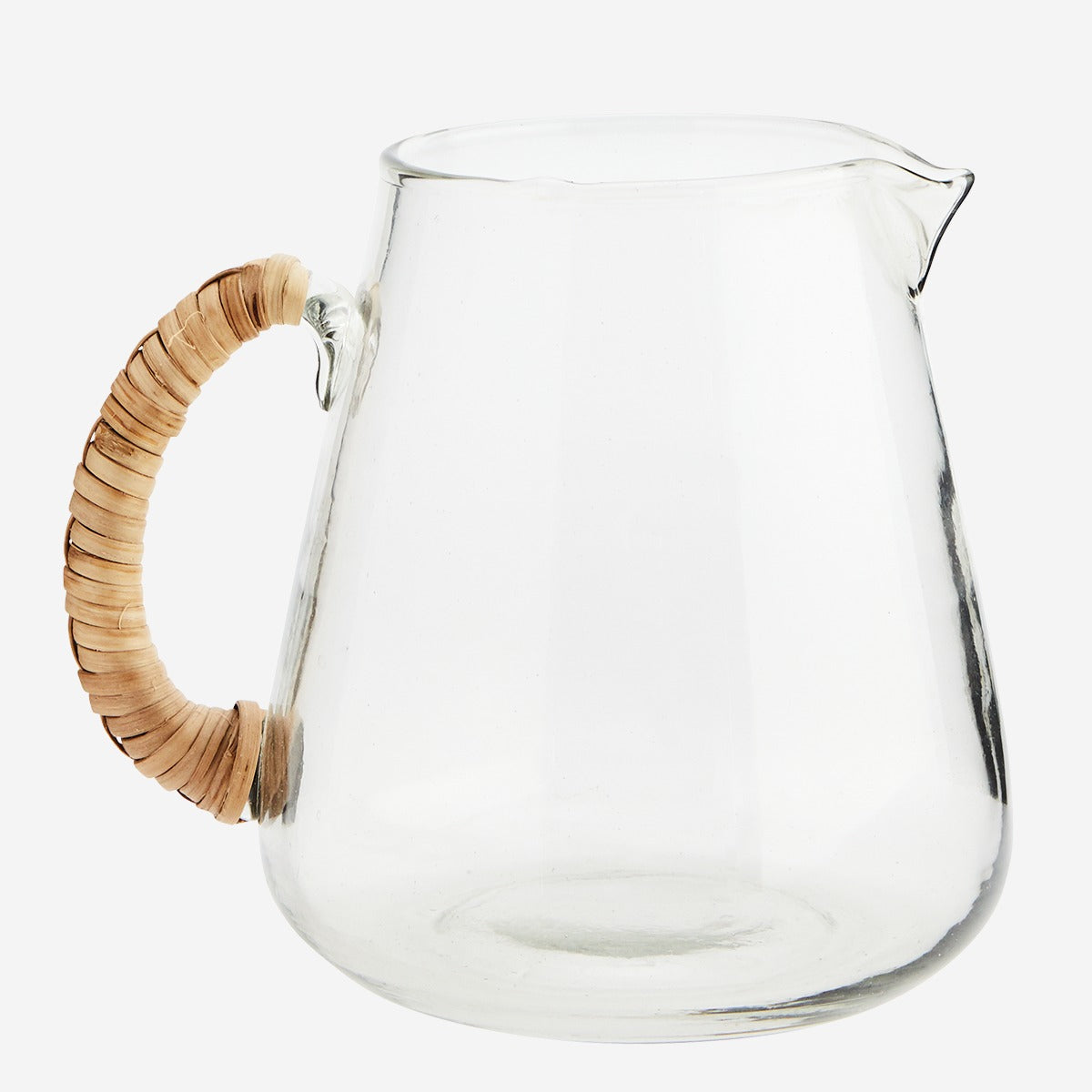 Madam Stoltz Glass - Jug with Bamboo Handle 3L/1.5L