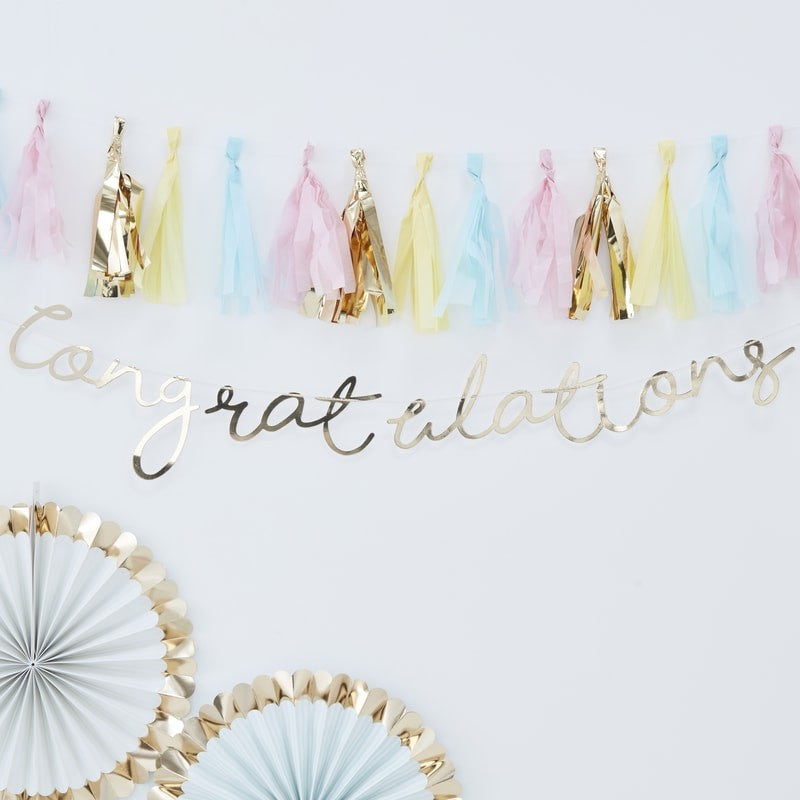 Ginger Ray Decoration - Congratulations Bunting