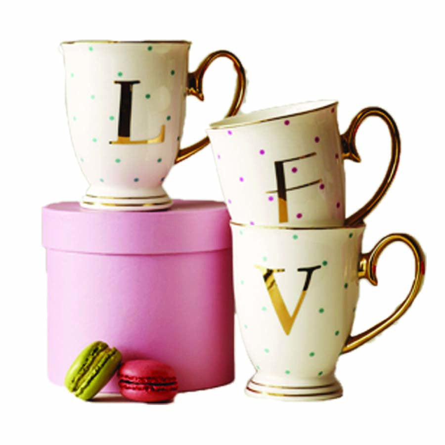 Bombay Duck Mug - Alphabet Spotty Mug