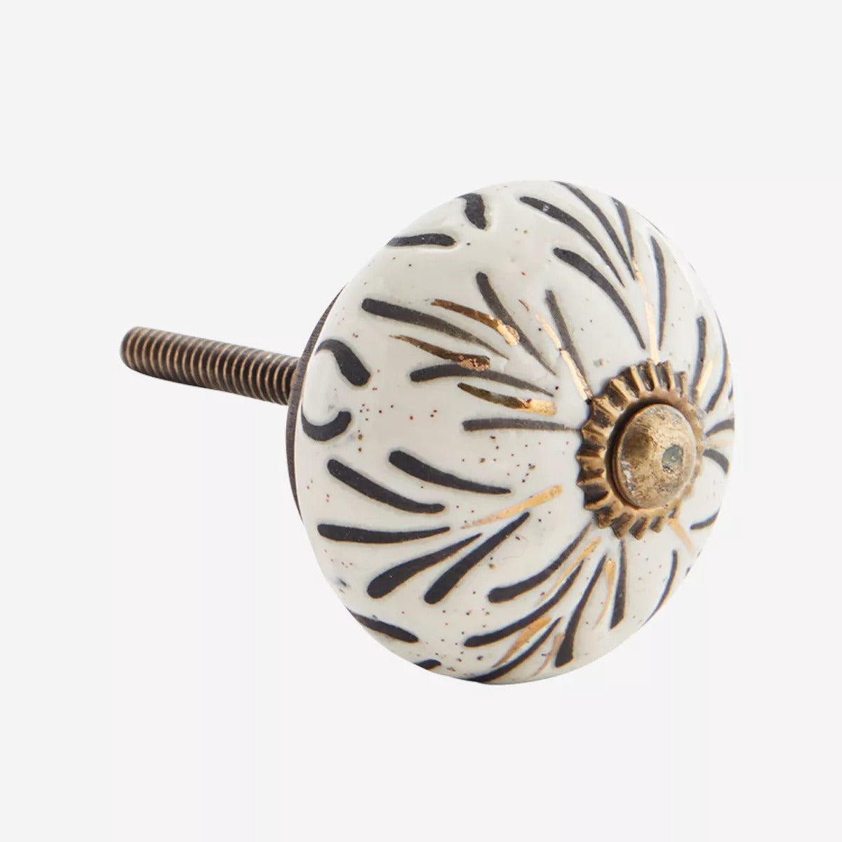 Madam Stoltz Knob - Stoneware Vine