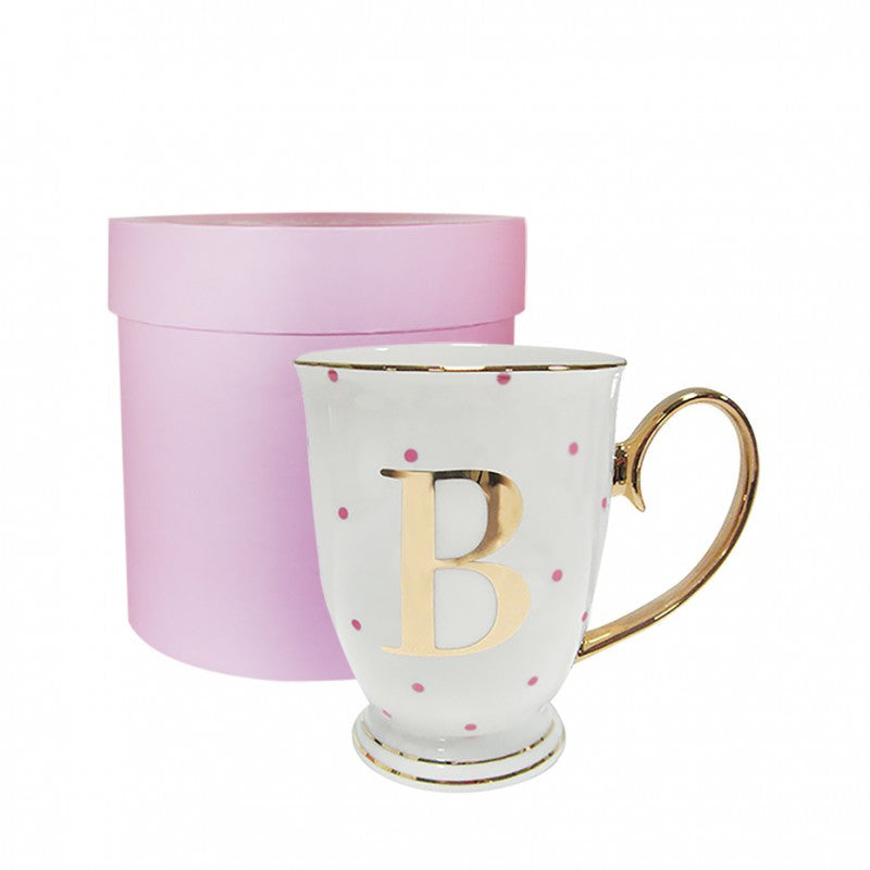 Monogram Spotty Mug - B